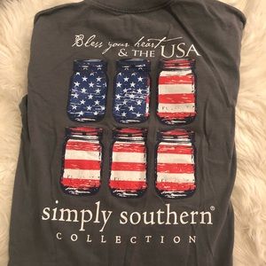 Bless your heart gray simply southern long sleeve
